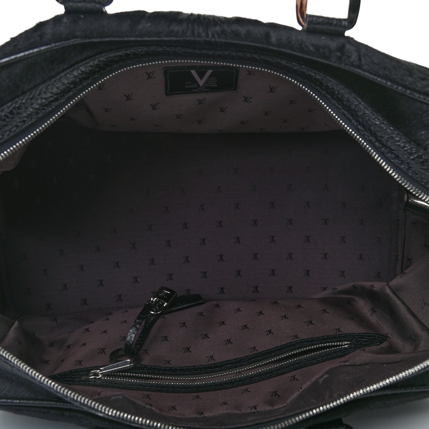 Pony Hair Mens Whistler Carryall Black