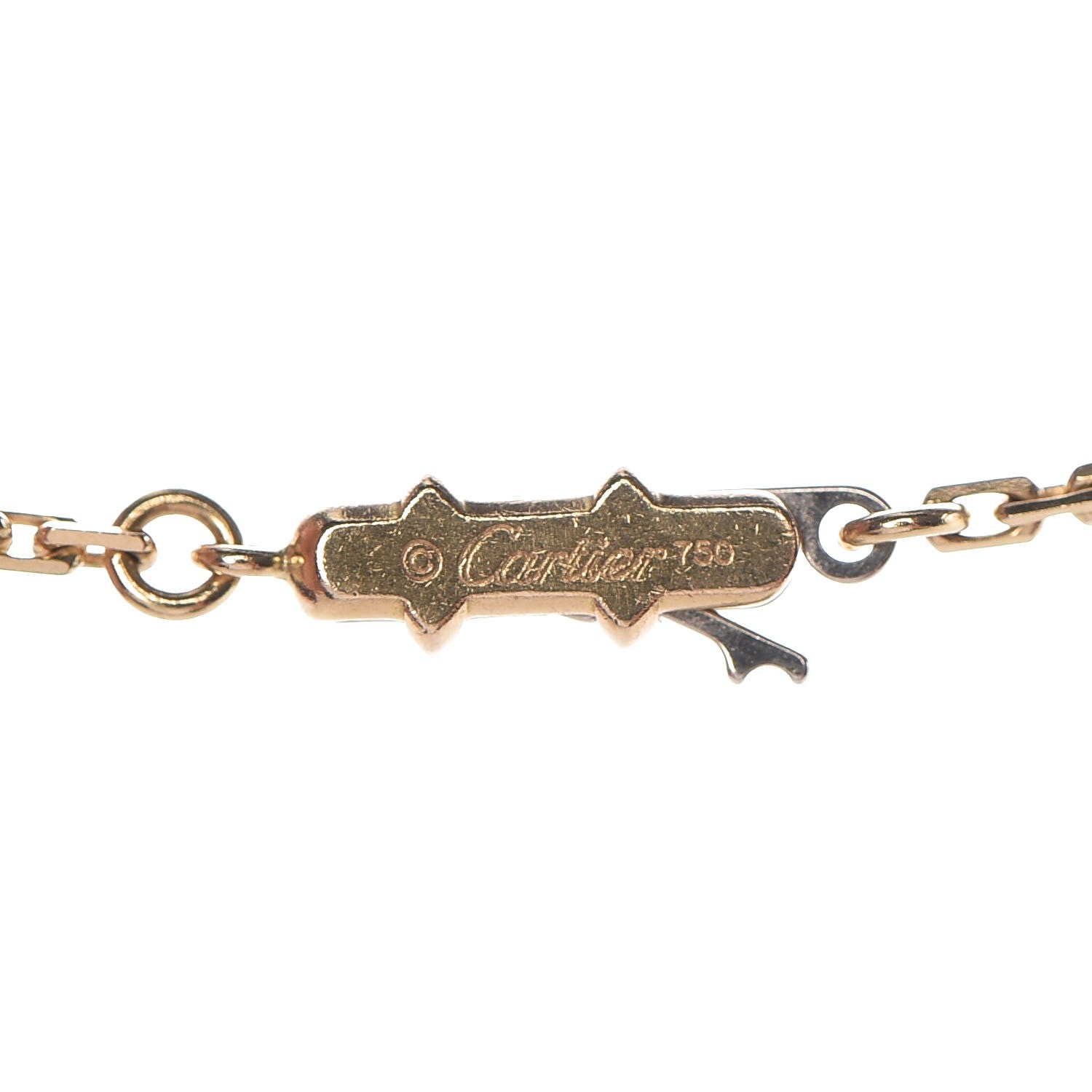 Cartier 18K Yellow Gold Long Station LOVE Necklace 4 of 7