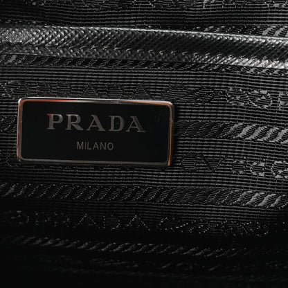 Prada Tessuto Nylon Saffiano Medium Backpack Black 6 of 10