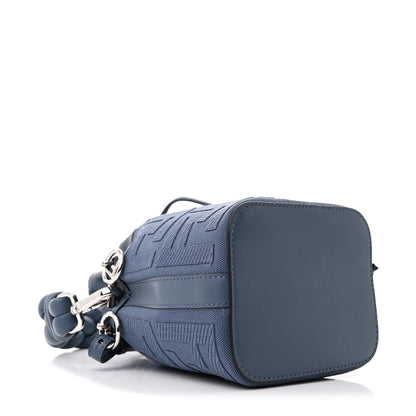 Fendi Canvas Vitello Grace F is Fendi FF Embroidered Mini Mon Tresor Bucket Bag Mirto 4 of 11