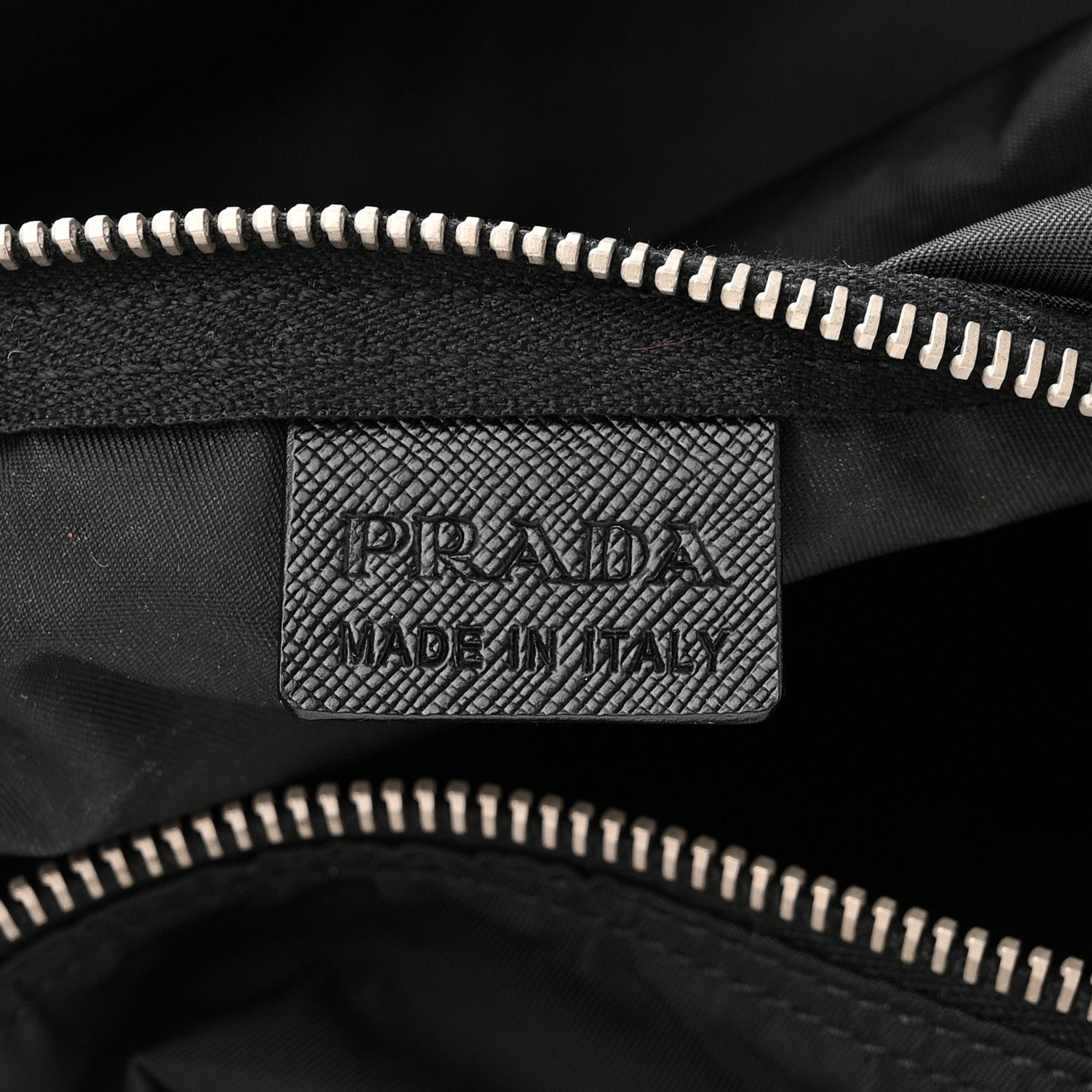 Prada Tessuto Nylon Saffiano Duffel Black 6 of 11