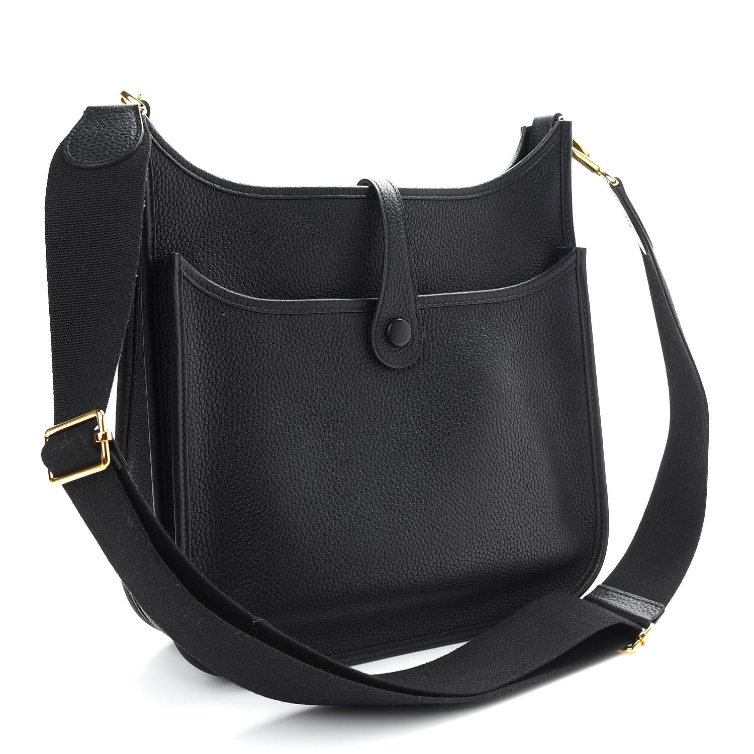 Hermes Taurillon Clemence Evelyne III PM Black 2 of 9