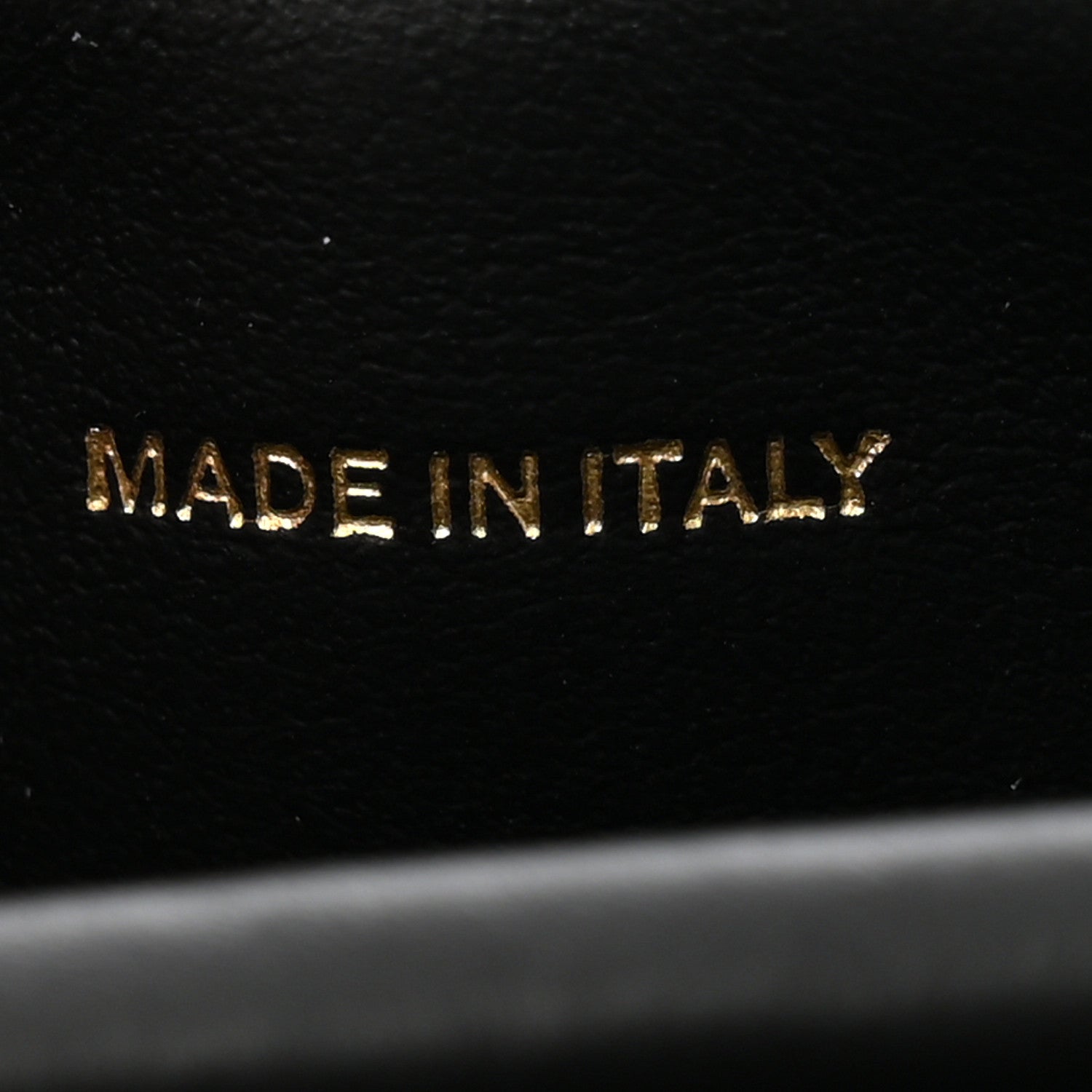 Burberry Calfskin Embossed Monogram Chain Card Case Black 7 of 10