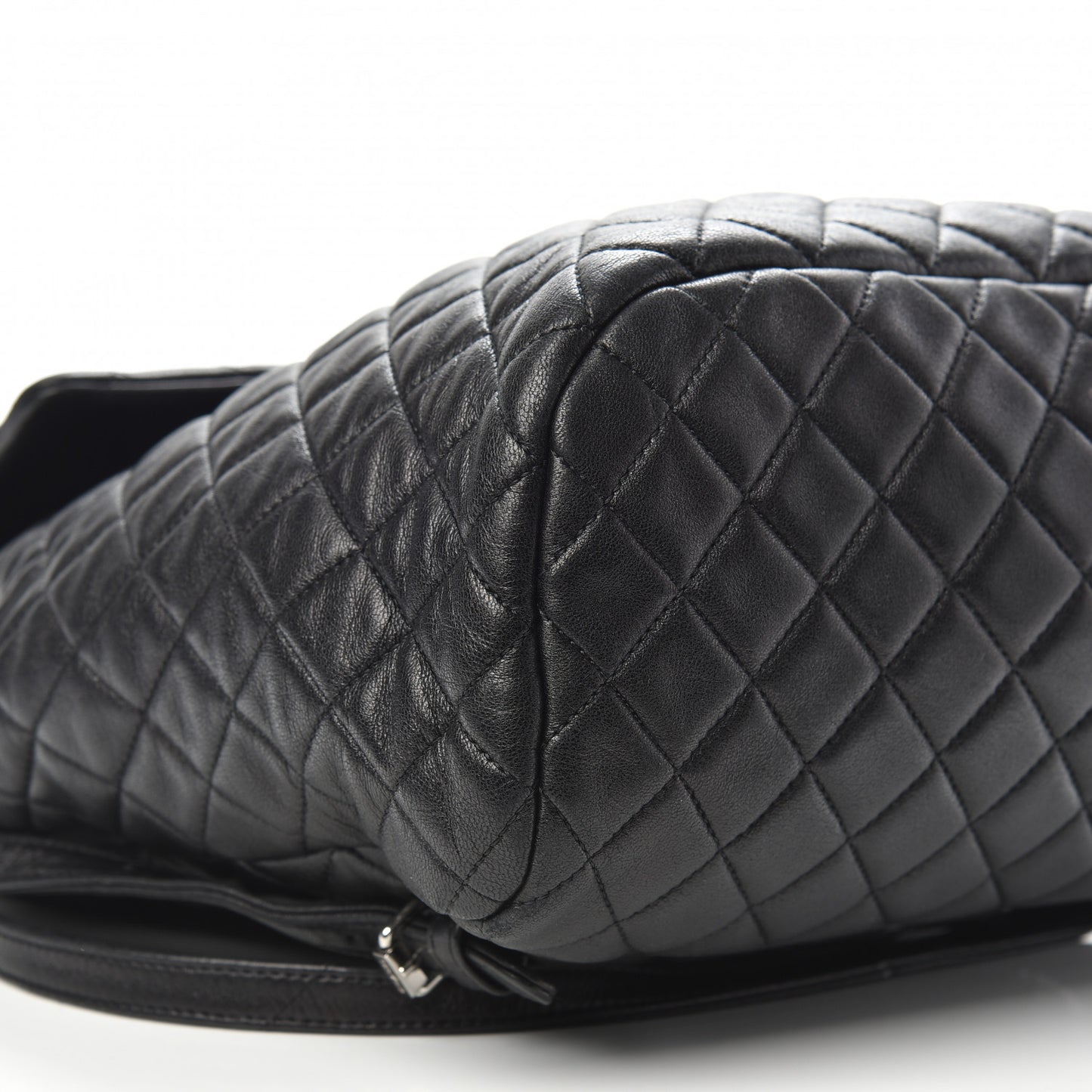 Calfskin Quilted Large Urban Spirit Backpack Black