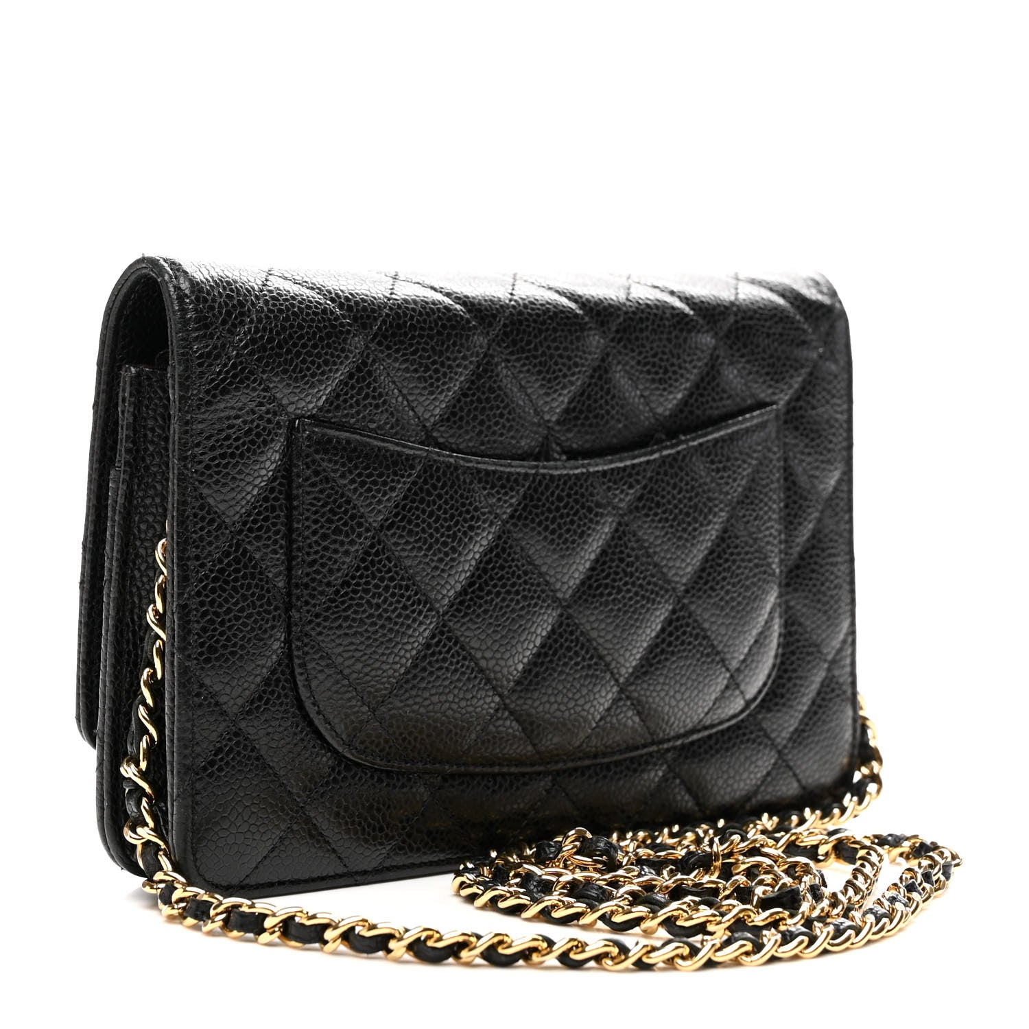Chanel Caviar Quilted Wallet on Chain WOC Black 3 of 11