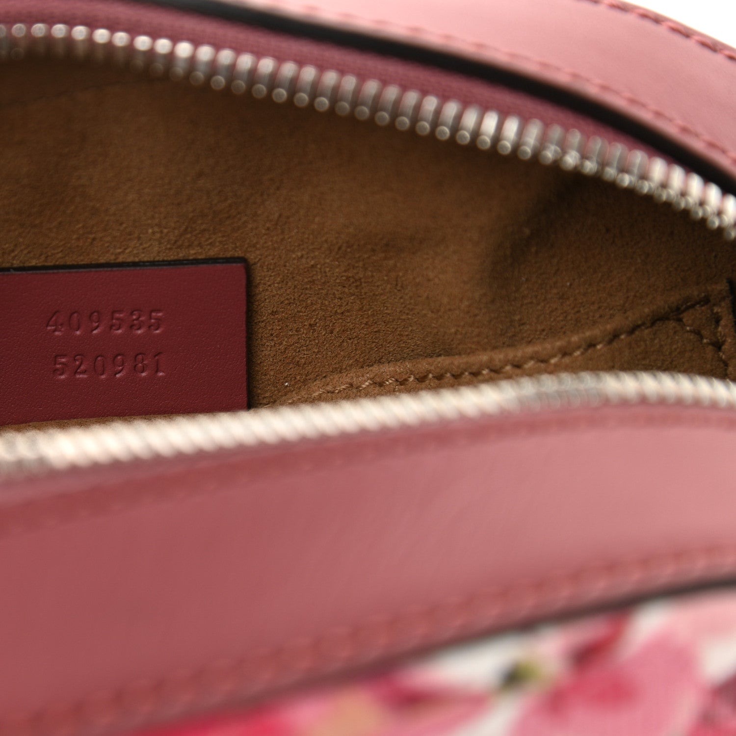 Gucci GG Supreme Monogram Blooms Mini Chain Shoulder Bag Beige Multicolor Dry Rose 7 of 10
