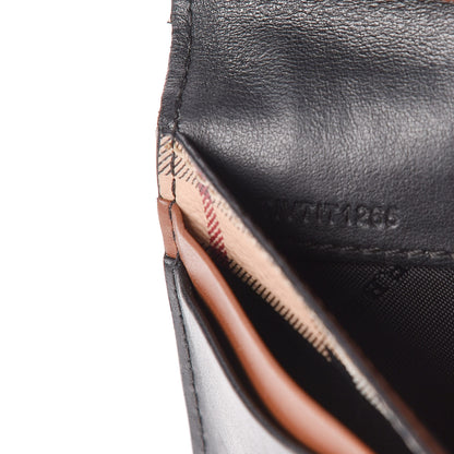 Burberry Grainy Calfskin Tri-Fold Wallet Tan 8 of 11