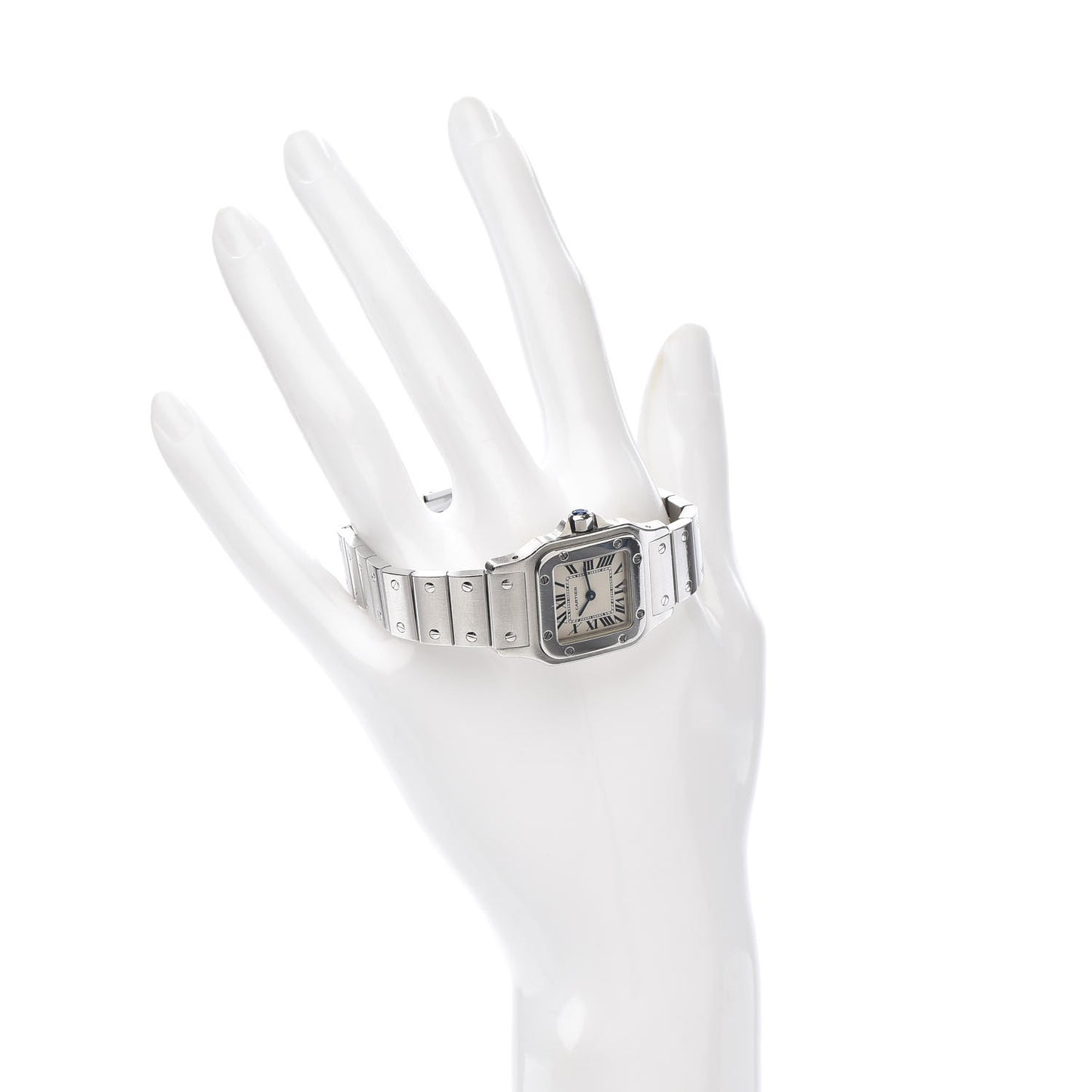 Stainless Steel 24mm Santos de Galbee Quartz Watch