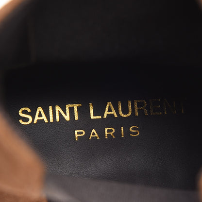 Saint Laurent Suede Theo Chelsea Boots 36.5 Tan 7 of 8