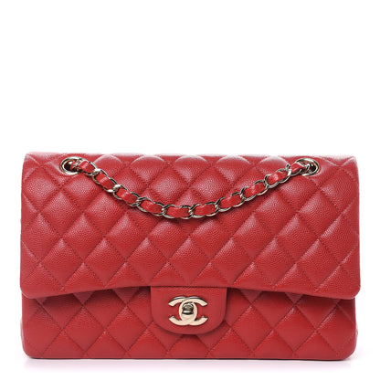 Chanel Caviar Quilted Medium Double Flap Red 1 of 11