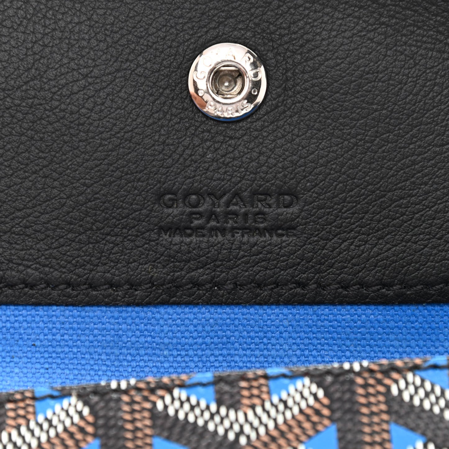 Goyardine Saint Louis Claire Voie GM Black Sky Blue