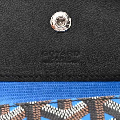 Goyard Goyardine Saint Louis Claire Voie GM Black Sky Blue 8 of 15