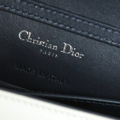 Christian Dior Patent Micro-Cannage Baby Diorama Flap Bag White 6 of 7