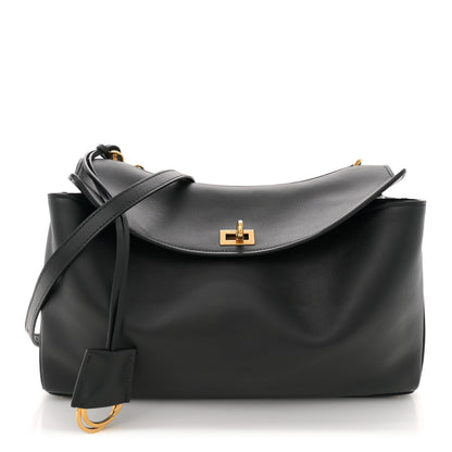 Balenciaga Natural Smooth Calfskin Rodeo Shoulder Bag Black 1 of 12