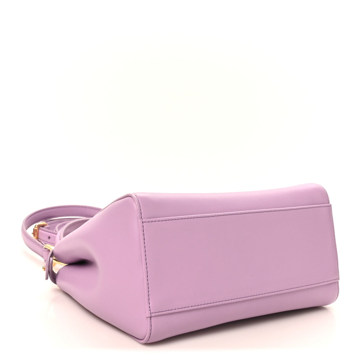 Fendi Nappa Stacked Bar Mini Peekaboo Iconic Satchel Violetta 3 of 9