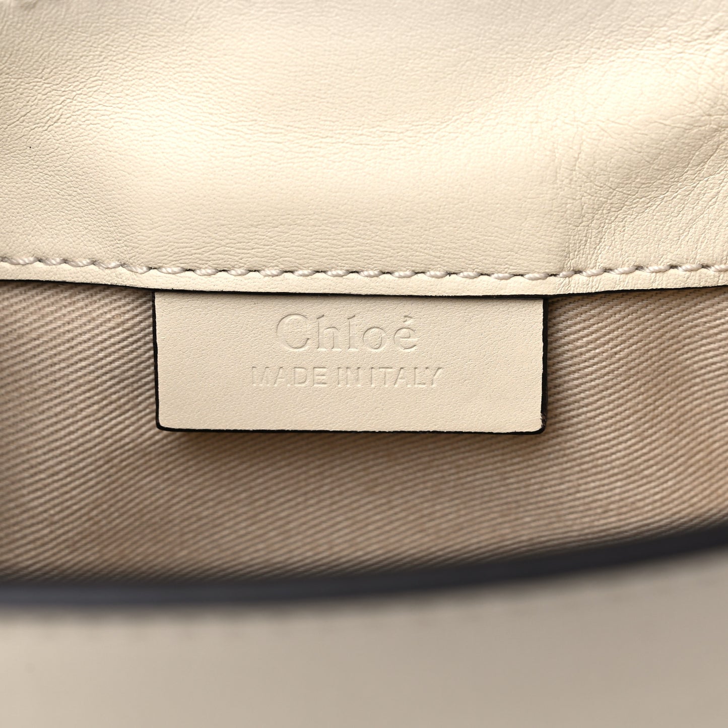 Suede Calfskin Mini Faye Backpack Off White