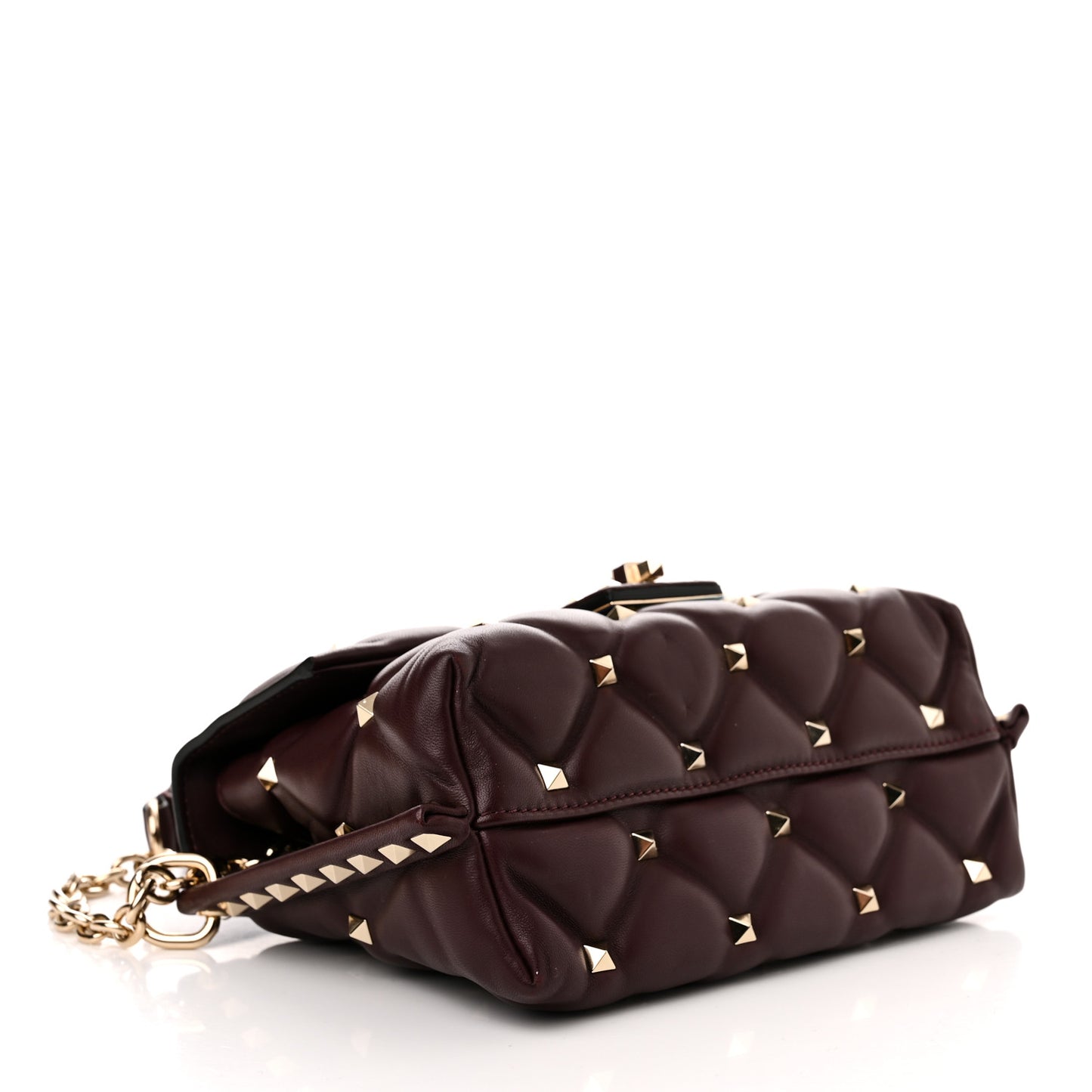 Nappa Small Candystud Crossbody Rubin