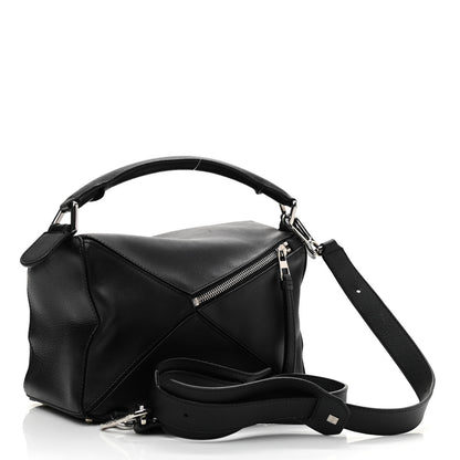 Loewe Calfskin Small Puzzle Bag Black 3 of 9
