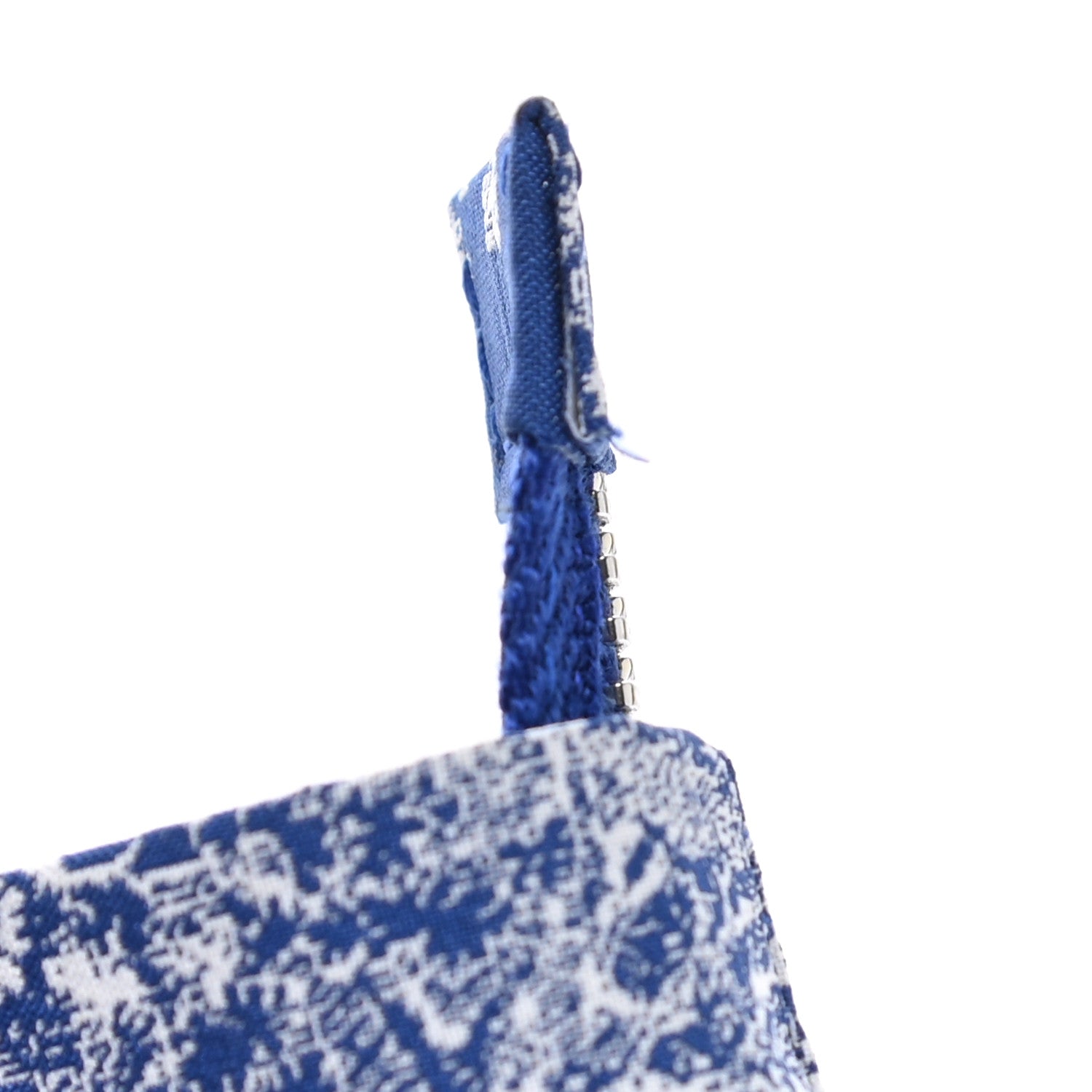 Christian Dior Embroidered Toile De Jouy Diortravel Zipped Pouch Blue 8 of 9