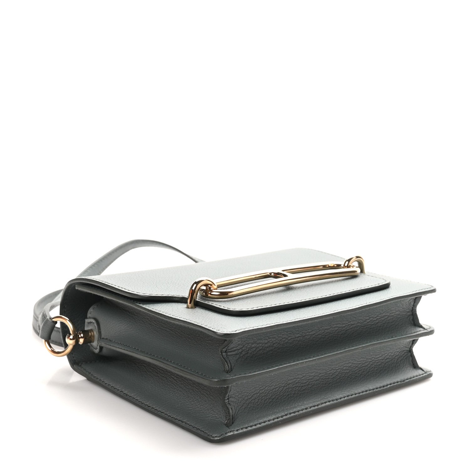 最終HERMES リヴォリ　ミュール Hermes Evercolor Mini Sac Roulis Vert Amande 1717183 – FASHIONPHILE