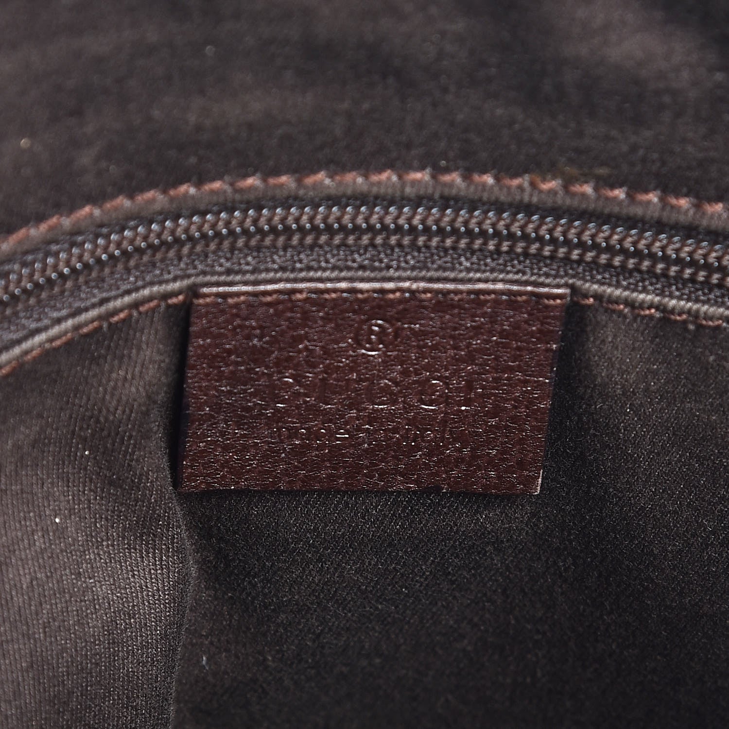Gucci GG Supreme Monogram Medium Flat Messenger Bag Dark Brown 6 of 7