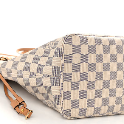 Louis Vuitton Damier Azur Braided Neverfull MM Orange 9 of 11