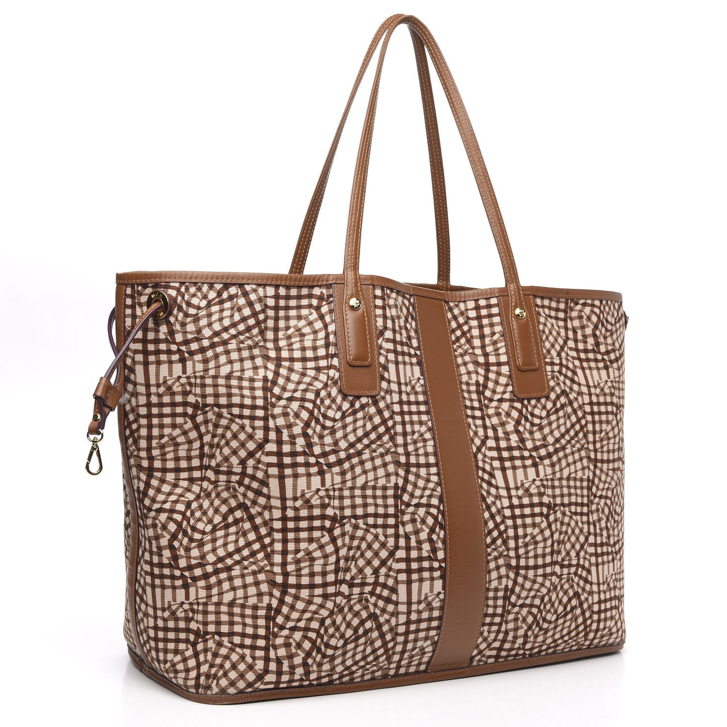 Visetos Large Liz Reversible Shopper Tote Cognac