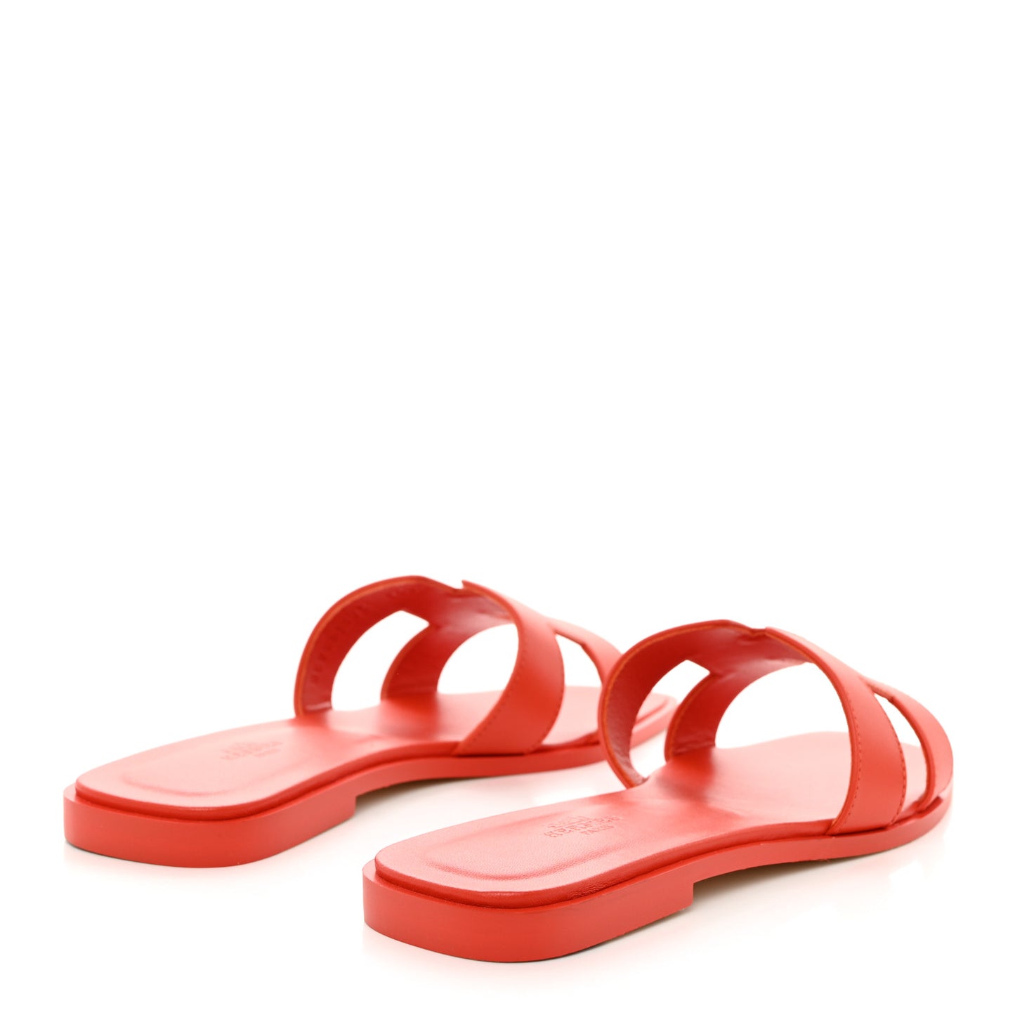 Calfskin Oran Sandals 40 Orange Capucine