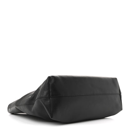 Prada Soft Calf Shopping Tote Black 3 of 14