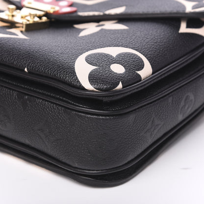 Louis Vuitton Empreinte Monogram Giant Crafty Pochette Metis Black Creme 7 of 9