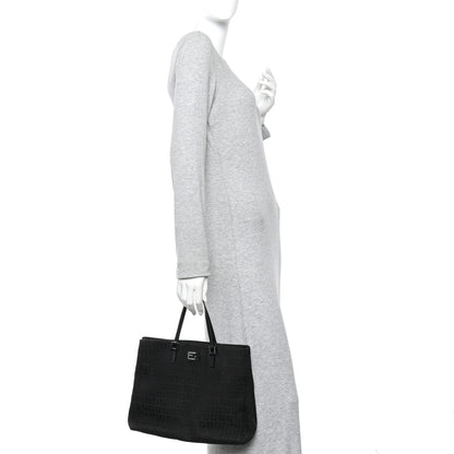 Fendi Zucchino Vitello Tote Black 2 of 14