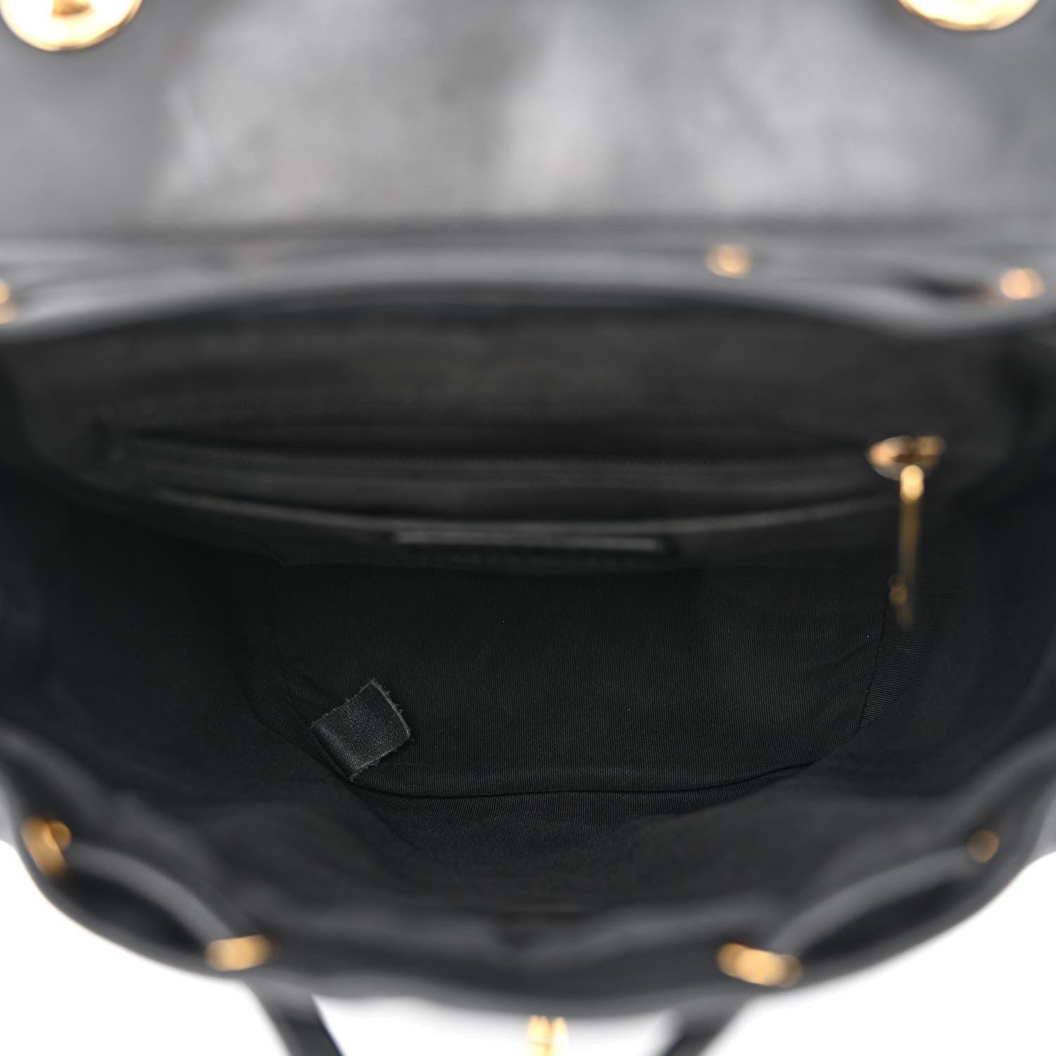 Chanel Calfskin Chevron Quilted Small Urban Spirit Backpack Black 5 of 12