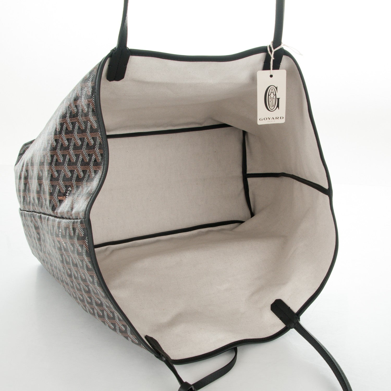 Goyard Goyardine Saint Louis GM Black 5 of 8
