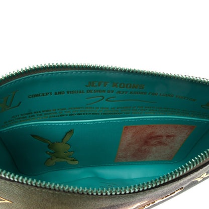 Louis Vuitton Masters Da Vinci Pochette Clutch Vert D’eau 13 of 16