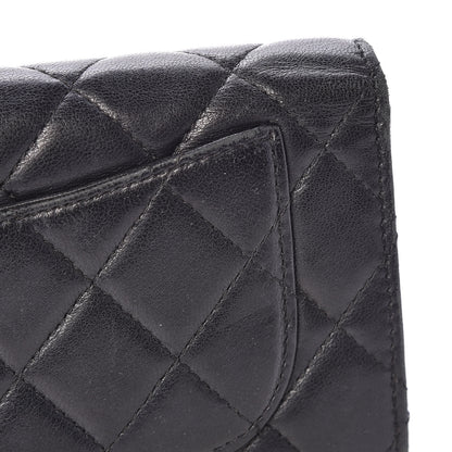 Chanel Lambskin Quilted Yen Wallet Black 17 of 17