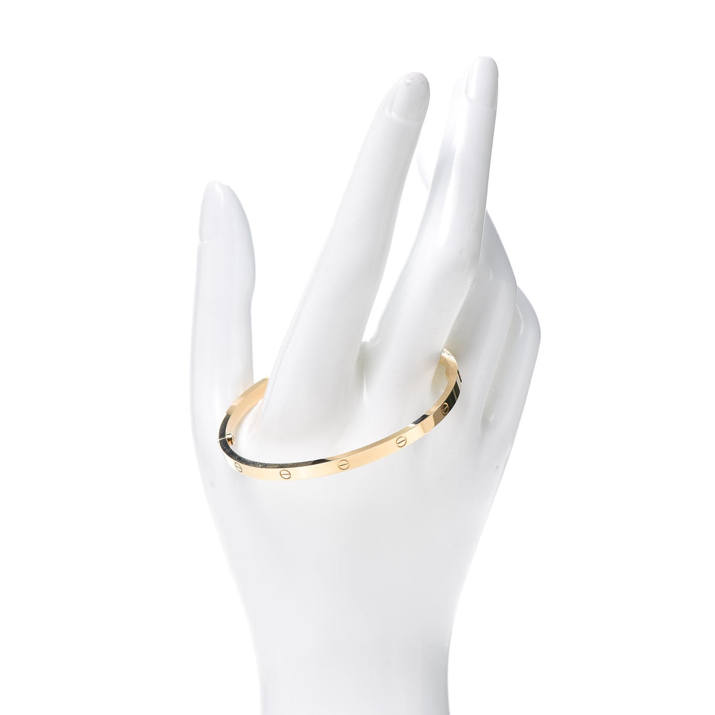 18K Yellow Gold Small LOVE Bracelet 17