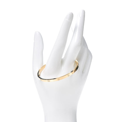 Cartier 18K Yellow Gold Small LOVE Bracelet 17 2 of 6