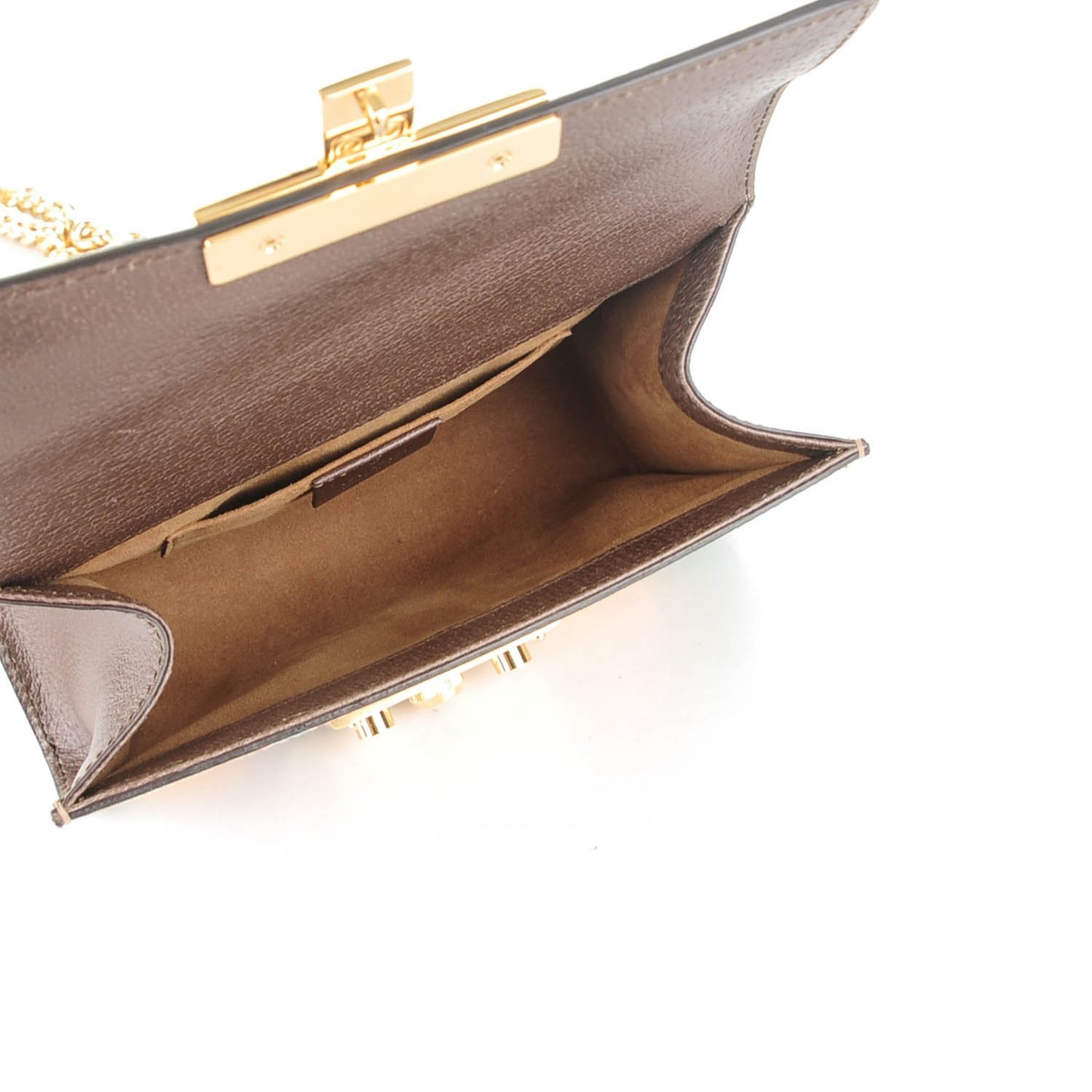 GG Supreme Monogram Tian Small Padlock Shoulder Bag Beige Multicolor New Acero