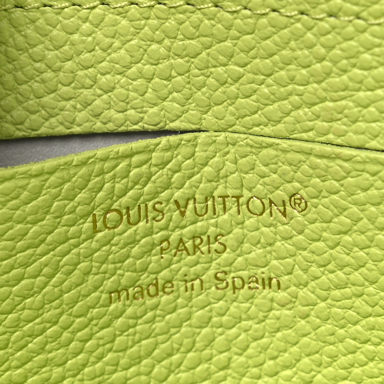 Louis Vuitton Empreinte Rosalie Coin Purse Zesty Lime 6 of 8