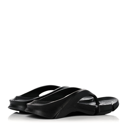 Balenciaga Rubber Womens Mold Thong Sandals 37 Black 4 of 7