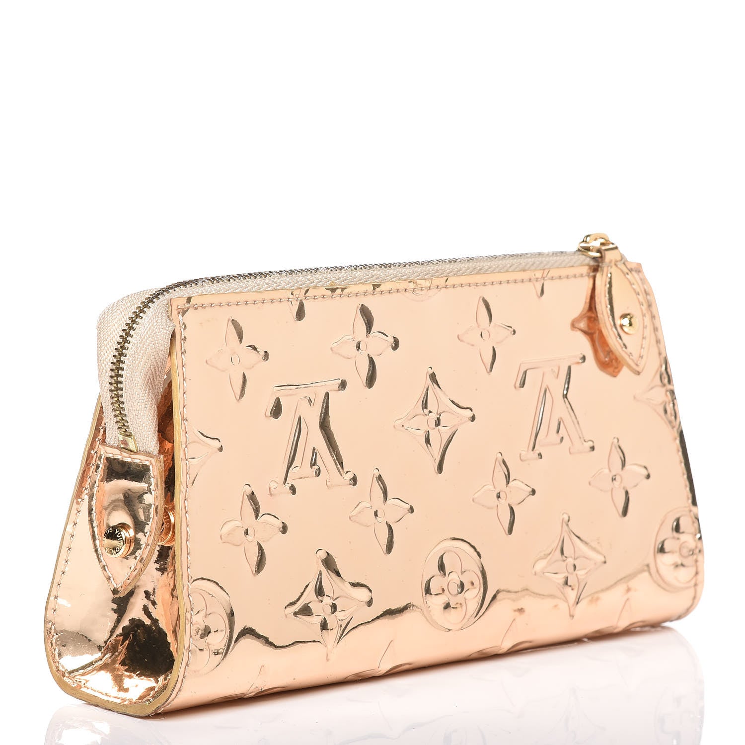 Louis Vuitton Monogram Miroir Trousse Cosmetic Bag Gold 3 of 7