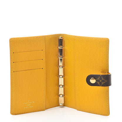 Louis Vuitton Monogram Groom Small Ring Agenda Cover Yellow 5 of 8