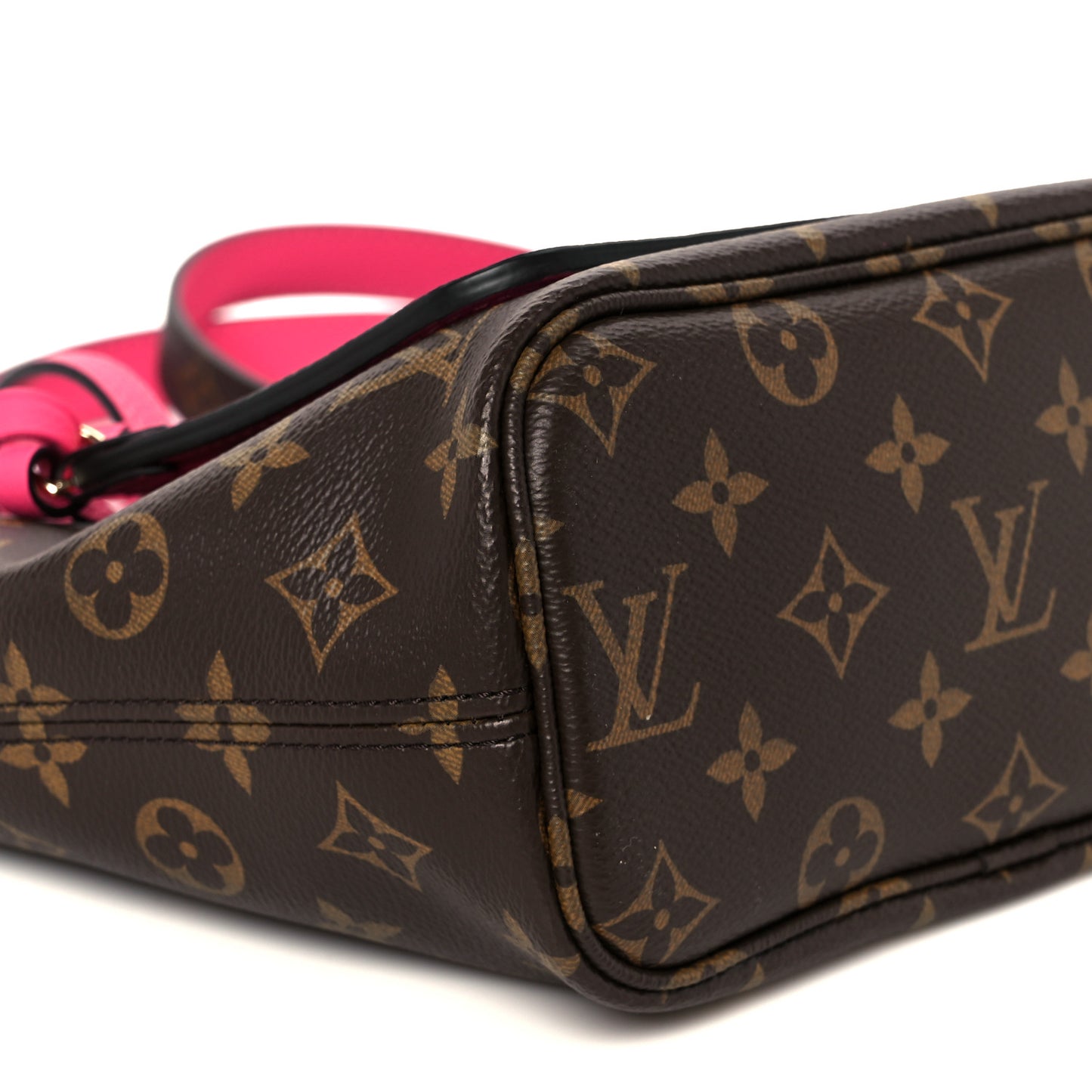Monogram Neverfull Inside Out Bandouliere BB Rose Pondichery