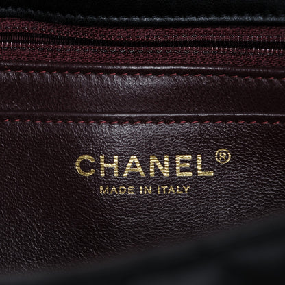 Chanel Lambskin Quilted Jumbo Single Flap Black 6 of 12
