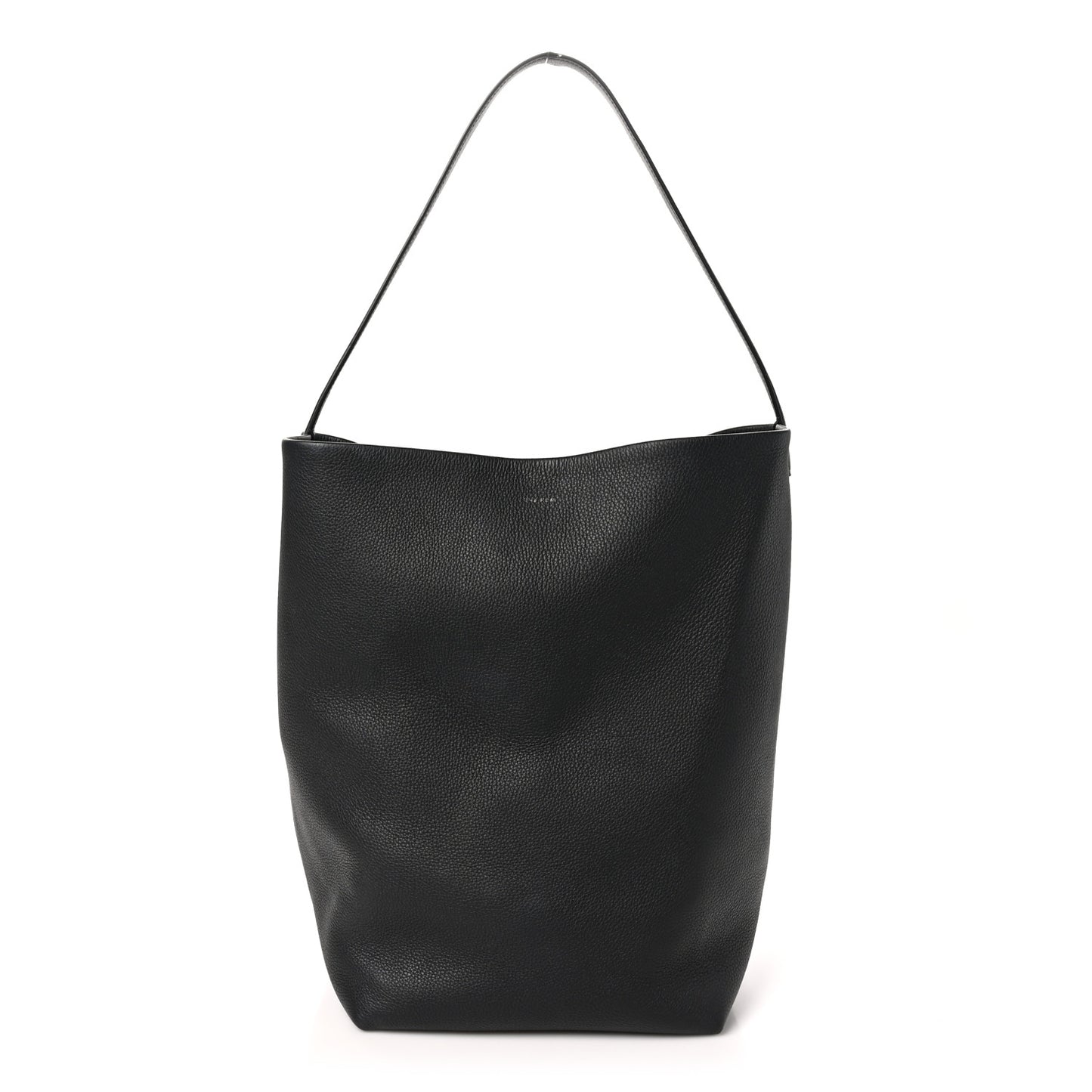 Grained Calfskin Large N/S Park Tote Black