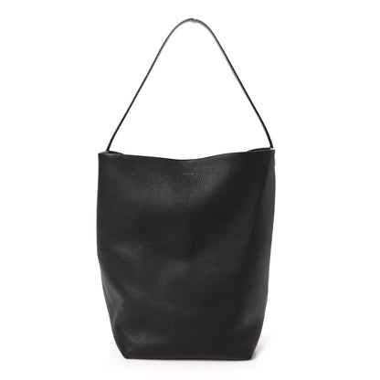 The Row Grained Calfskin Large N/S Park Tote Black 1 of 11