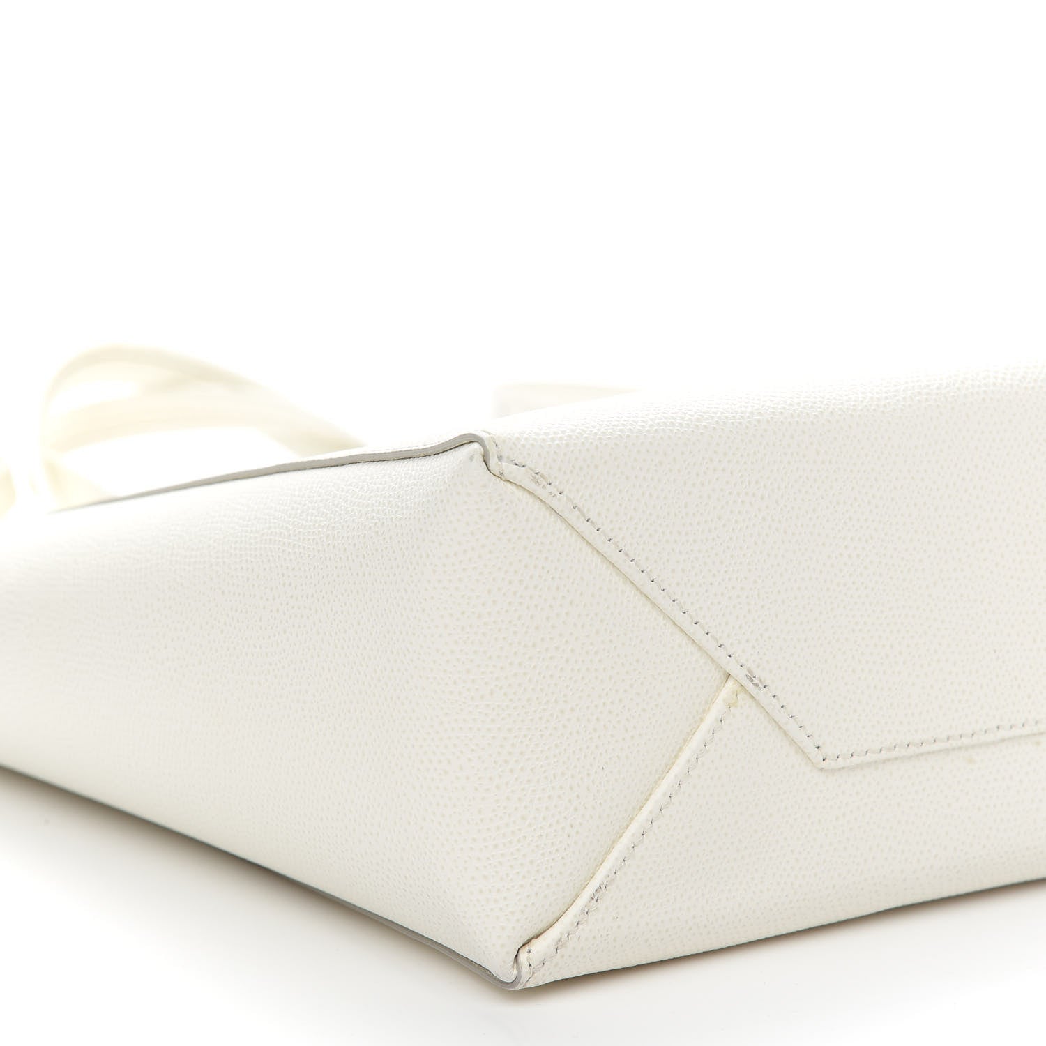 Celine Grained Calfskin Small Vertical Cabas Cream 8 of 10