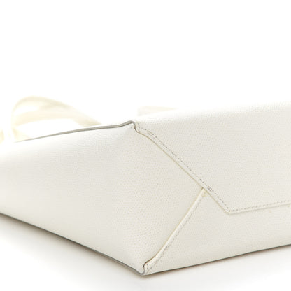 Celine Grained Calfskin Small Vertical Cabas Cream 8 of 10