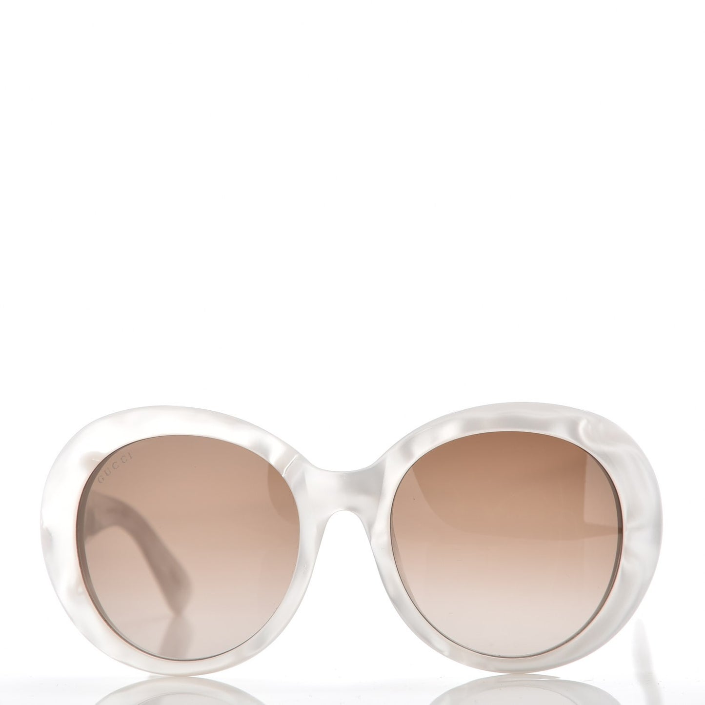 Acetate Round Sunglasses GG3829 F/S White
