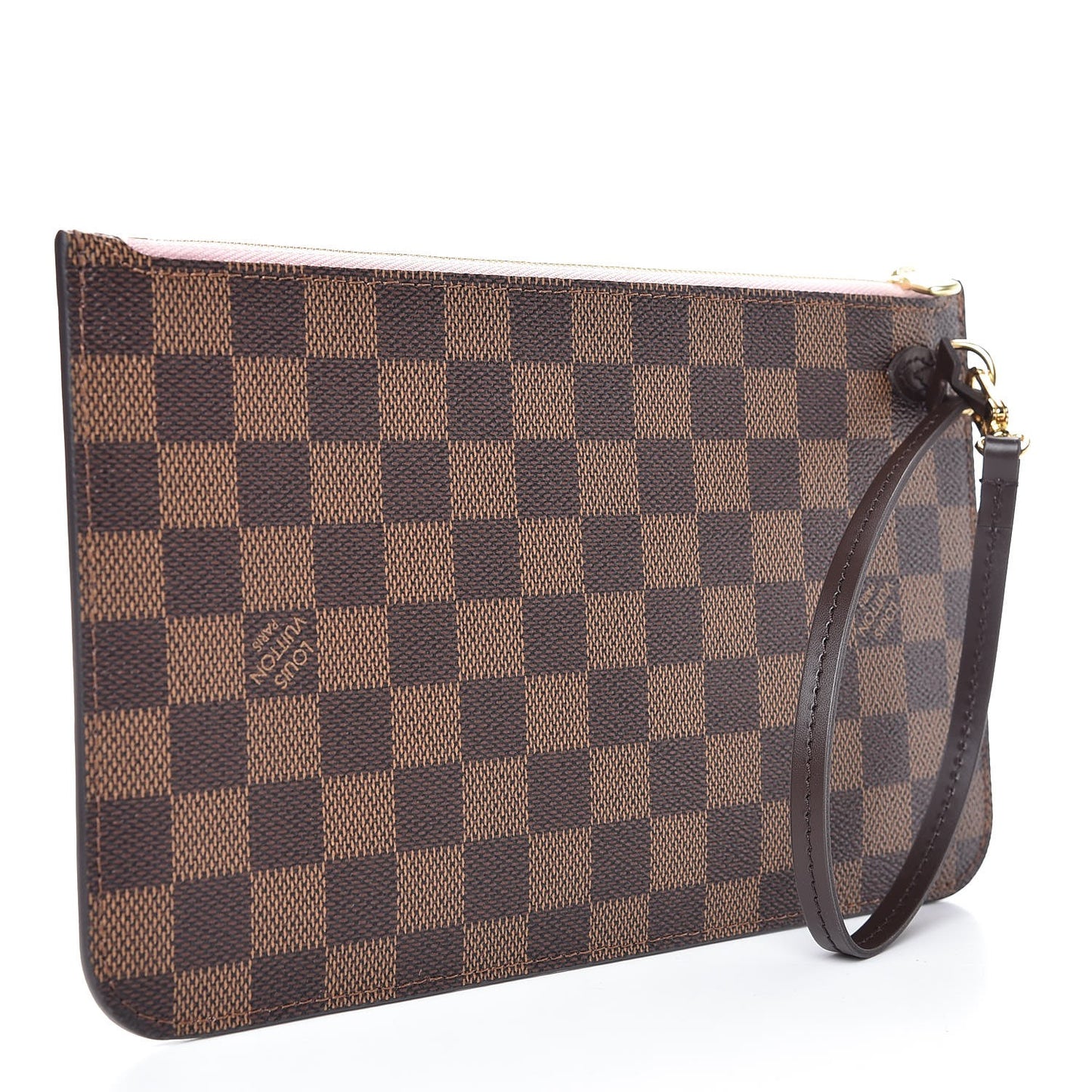 Damier Ebene Neverfull MM GM Pochette Rose Ballerine